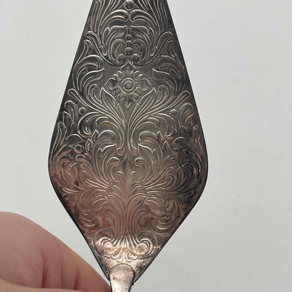 E.L. Silver Solingen Signed Made in Germany Pastry Sandwich scissor Tongs Server - Picture 3 of 7